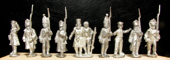 Perry, Front Rank and Foundry Napoleonic Russian foot figures 