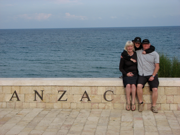 The Family at ANZAC Cove 19 Sept 2009